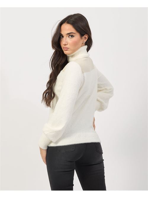 Yes Zee Women's Mohair Effect Turtleneck Sweater YES ZEE | M076-IS000157